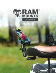 RAM Mounts katalog držáků na elektroniku na invalidní vozíky