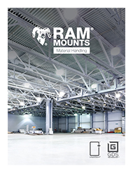 RAM Mounts katalóg držiakov na vysokozdvižné vozíky a manipulačnú techniku